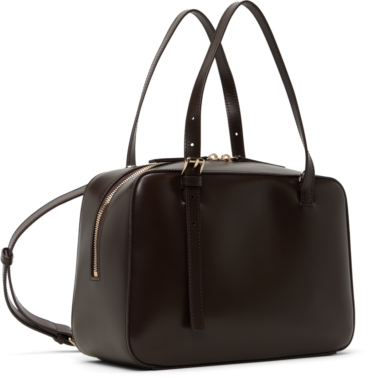 A.P.C. Brown Virginie Box Bag
