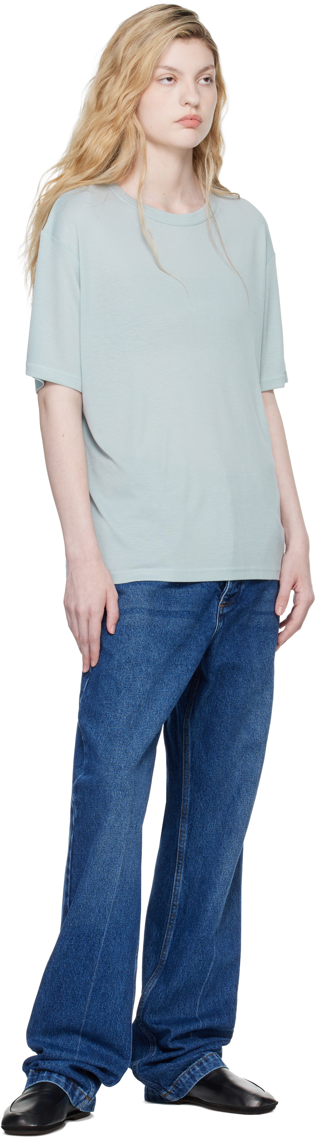 Studio Nicholson Blue Rond T-shirt