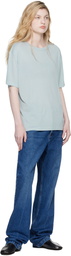 Studio Nicholson Blue Rond T-shirt