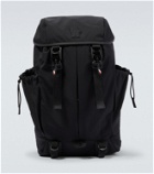 Moncler Grenoble Leather-trimmed backpack