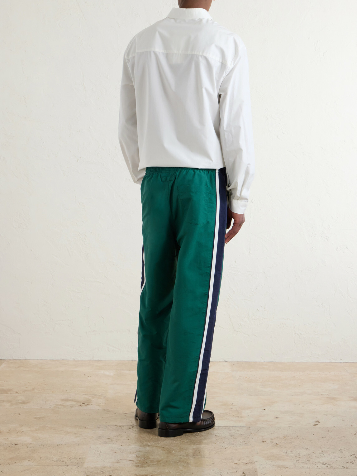Aimé Leon Dore - Logo-Embroidered Shell Track Pants - Green