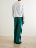 Aimé Leon Dore - Logo-Embroidered Shell Track Pants - Green