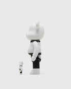 Medicom Bearbrick 400% Andy Warhol X The Rolling Stones Sticky Fingers 2 Pack White - Mens - Toys