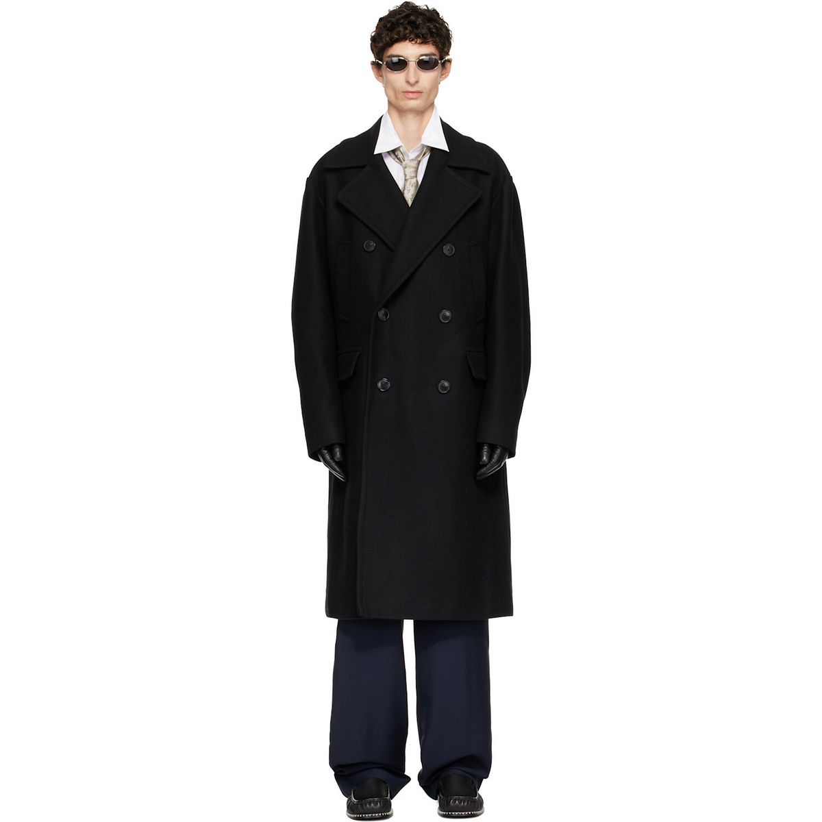 Dries Van Noten Navy Wool Jacket Dries Van Noten