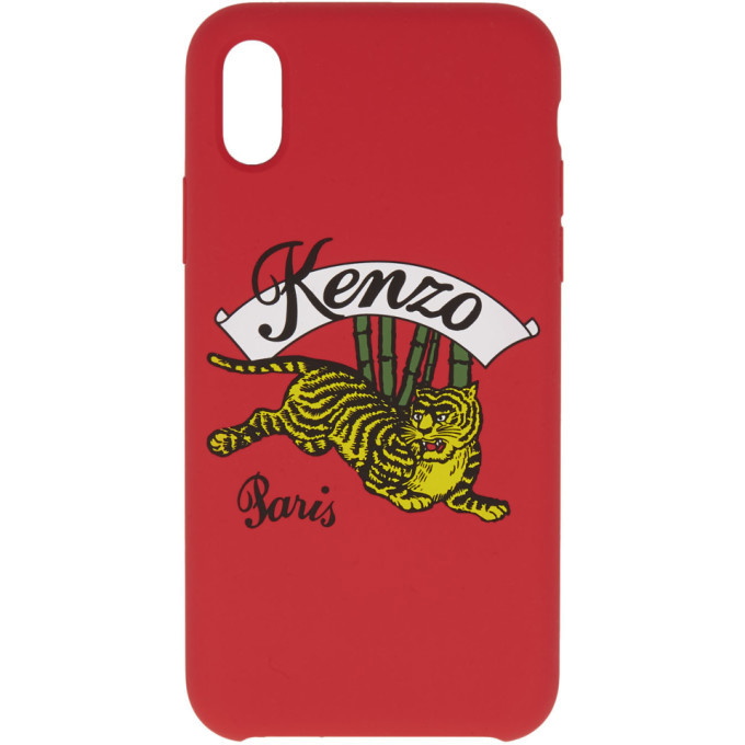 Photo: Kenzo Red Jumping Tiger iPhone X Case