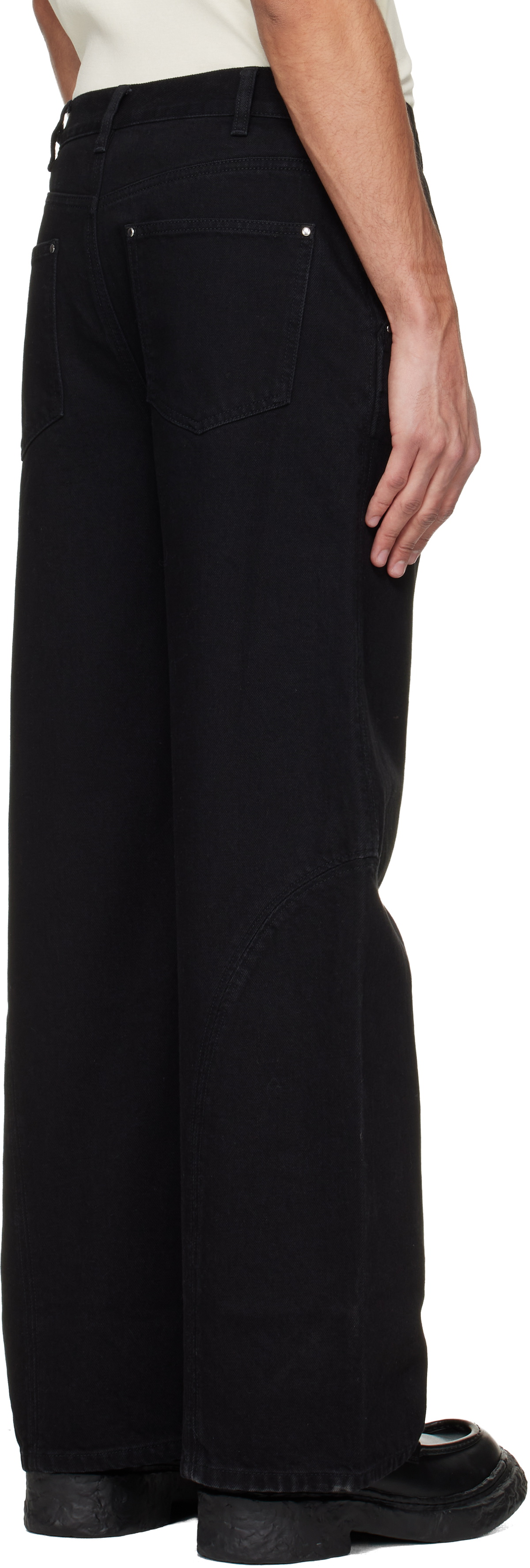 HELIOT EMIL Black Basalt Jeans