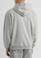 Daily Paper Logo Hooded Jersey Sweatshirt Grey
