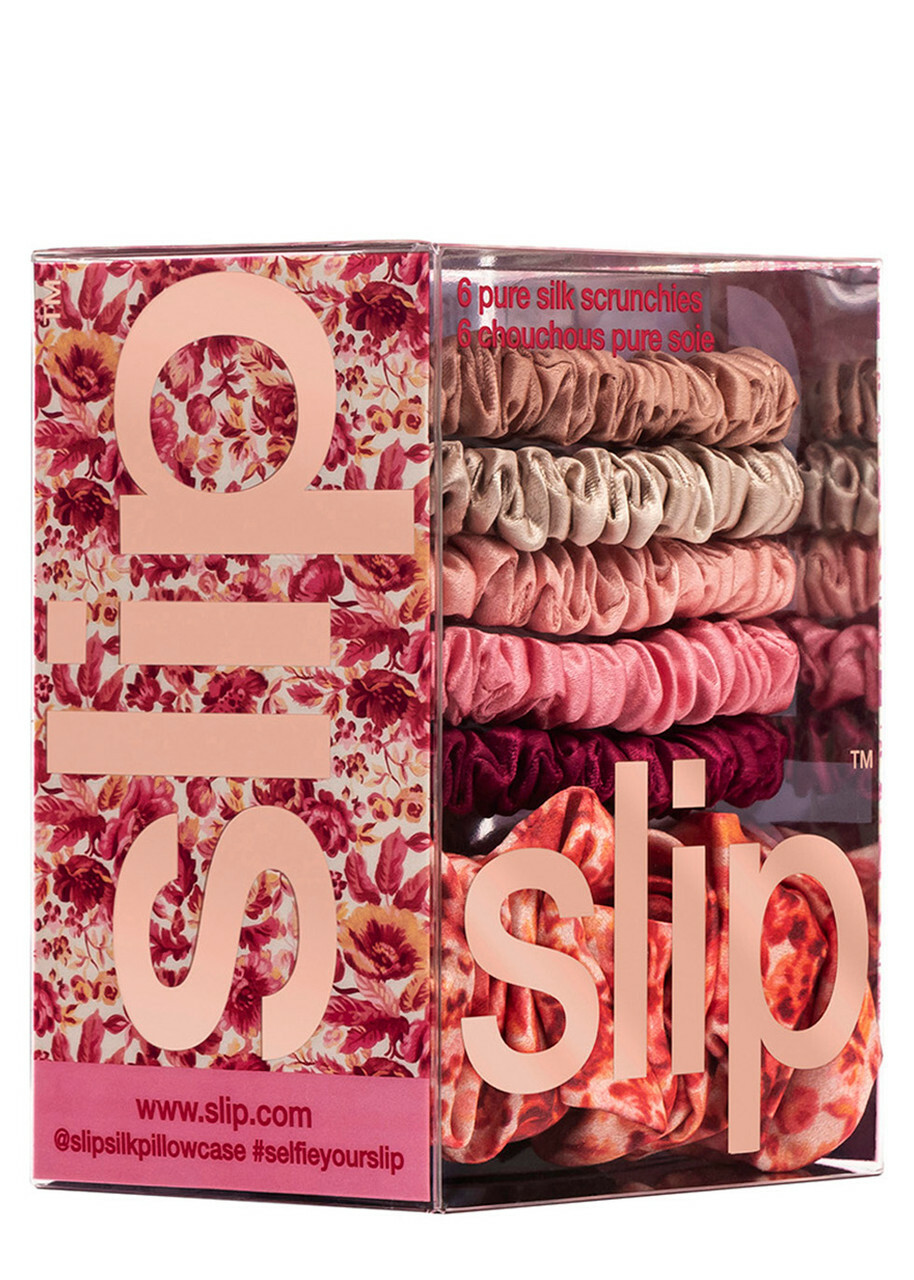 Slip Slip Pure Silk Scrunchies - Flora Set, Styling, Silk
