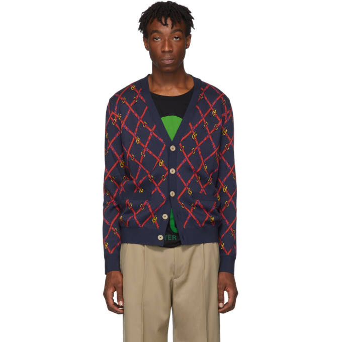 Photo: Gucci Blue Wool Cardigan