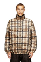 Diesel Reversible padded bomber jacket - Jackets Mens in Multicolor