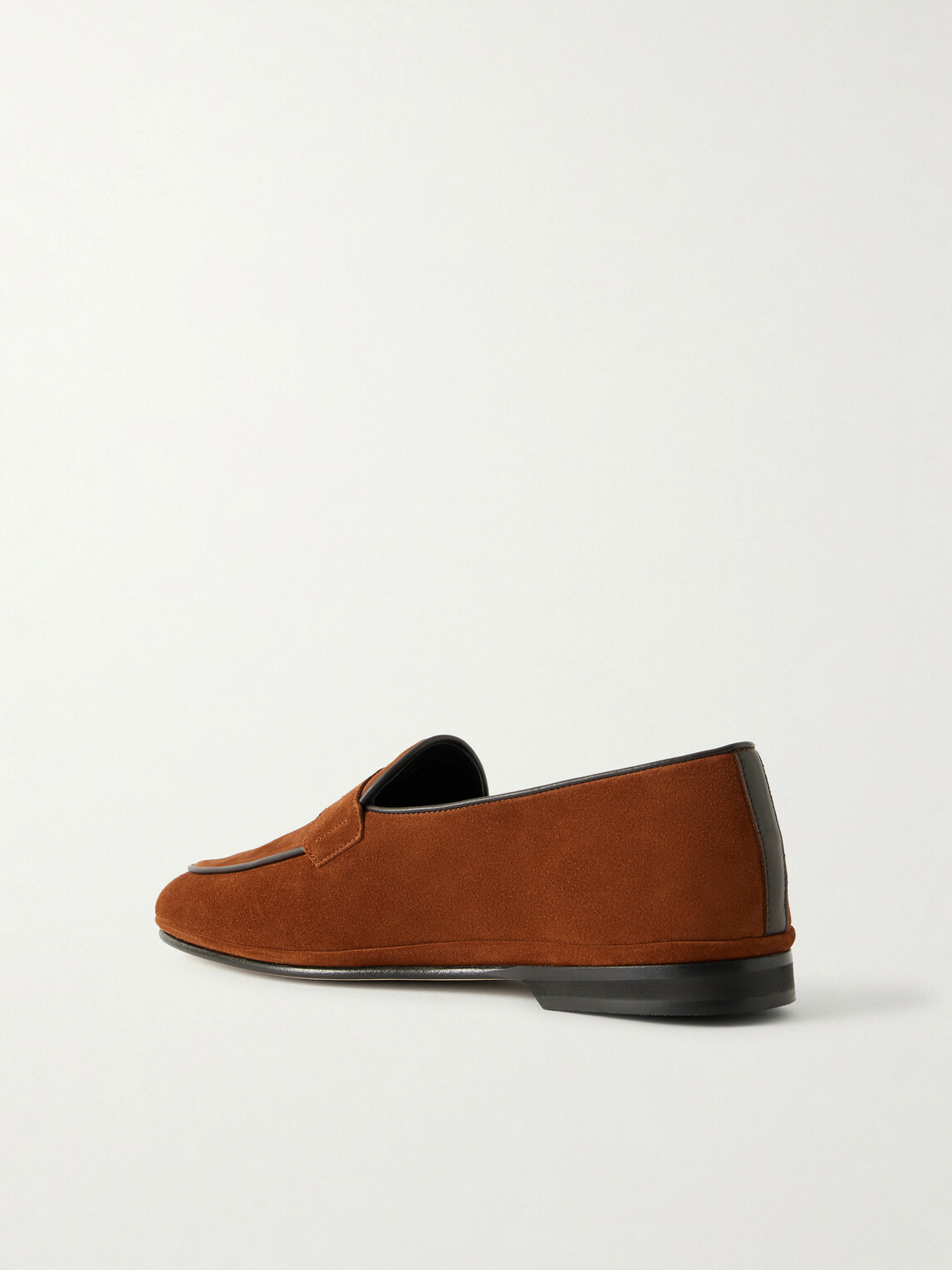 Rubinacci - Suede Penny Loafers - Brown