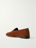 Rubinacci - Suede Penny Loafers - Brown