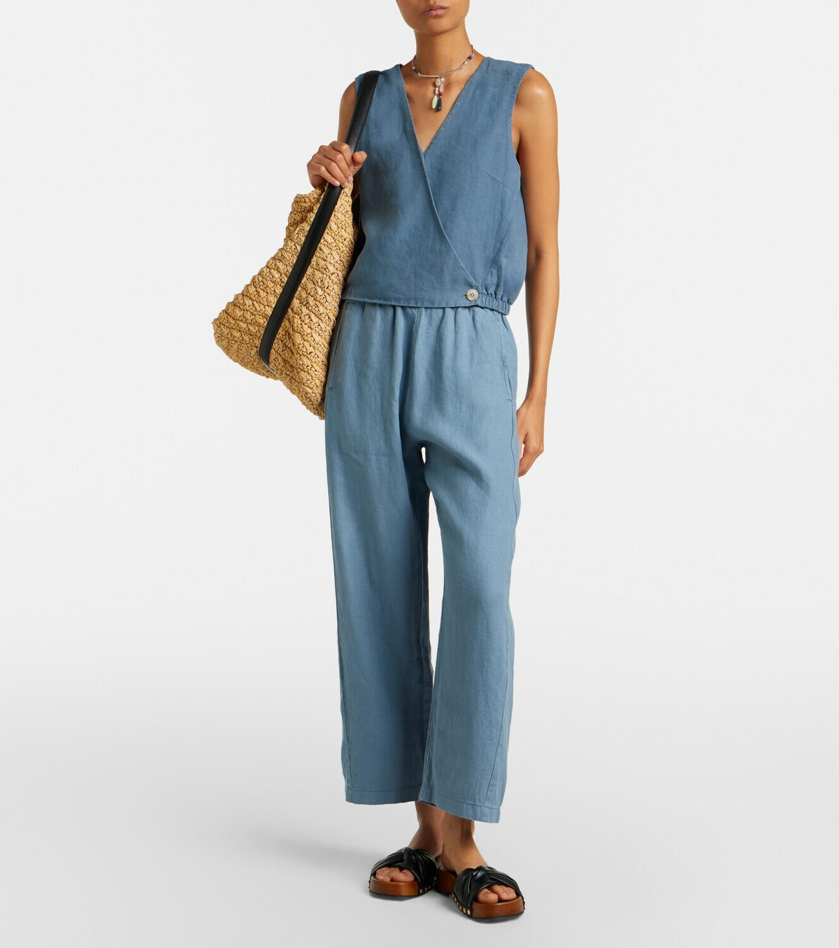Velvet Ollie linen top