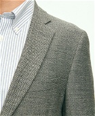 Brooks Brothers Men's Regent Classic-Fit Stretch Wool Herringbone Knit Sport Coat | Grey