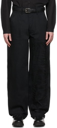 AIREI SSENSE Exclusive Black Paneled Jeans