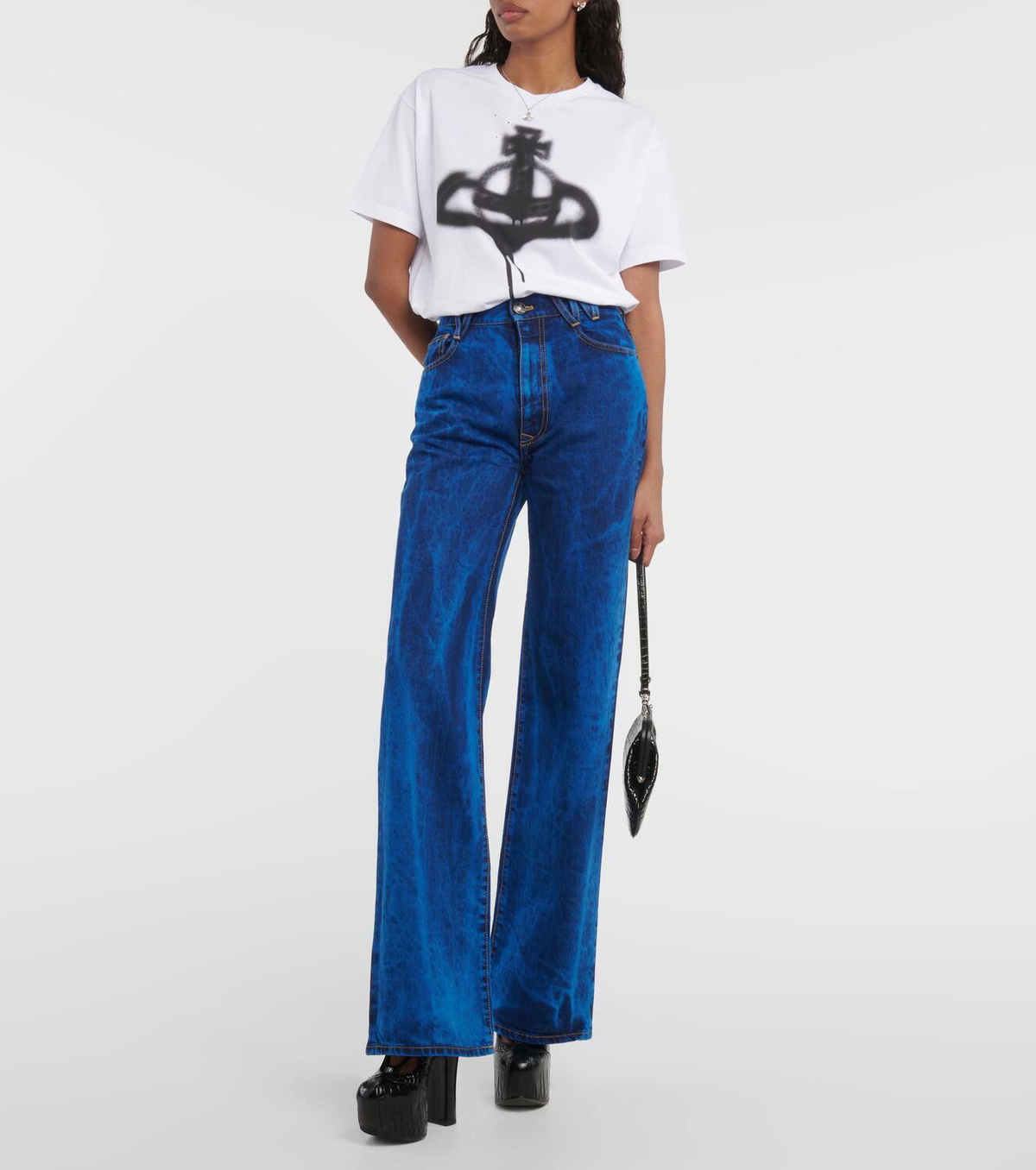 パンツ 00's Vivienne Westwood flare denim VIVIENNE WESTWOOD Ray high-rise flared jeans | NET-A-PORTER