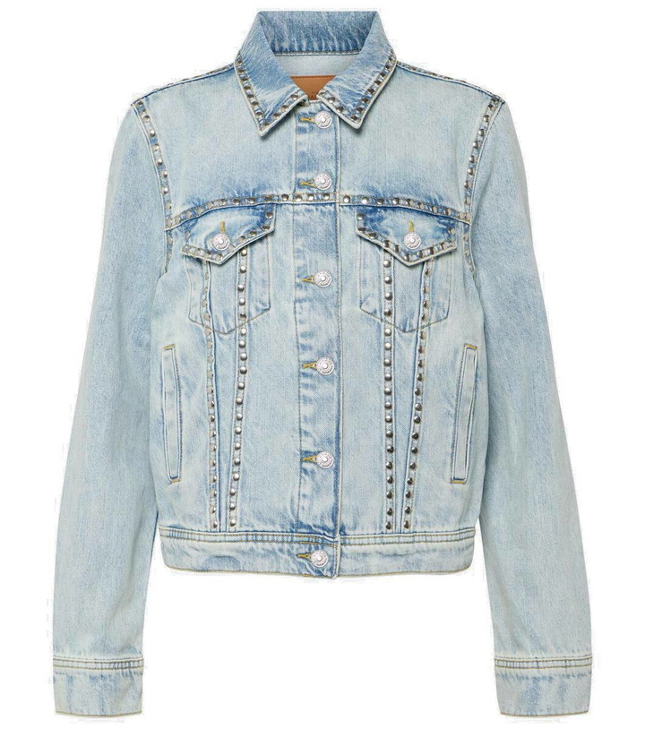 Photo: 7 For All Mankind Studded denim jacket