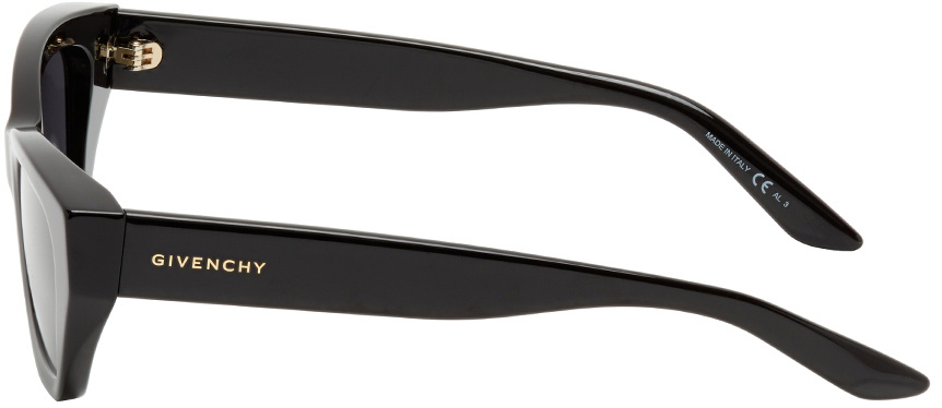 Givenchy Black Cat-Eye Angular Sunglasses Givenchy