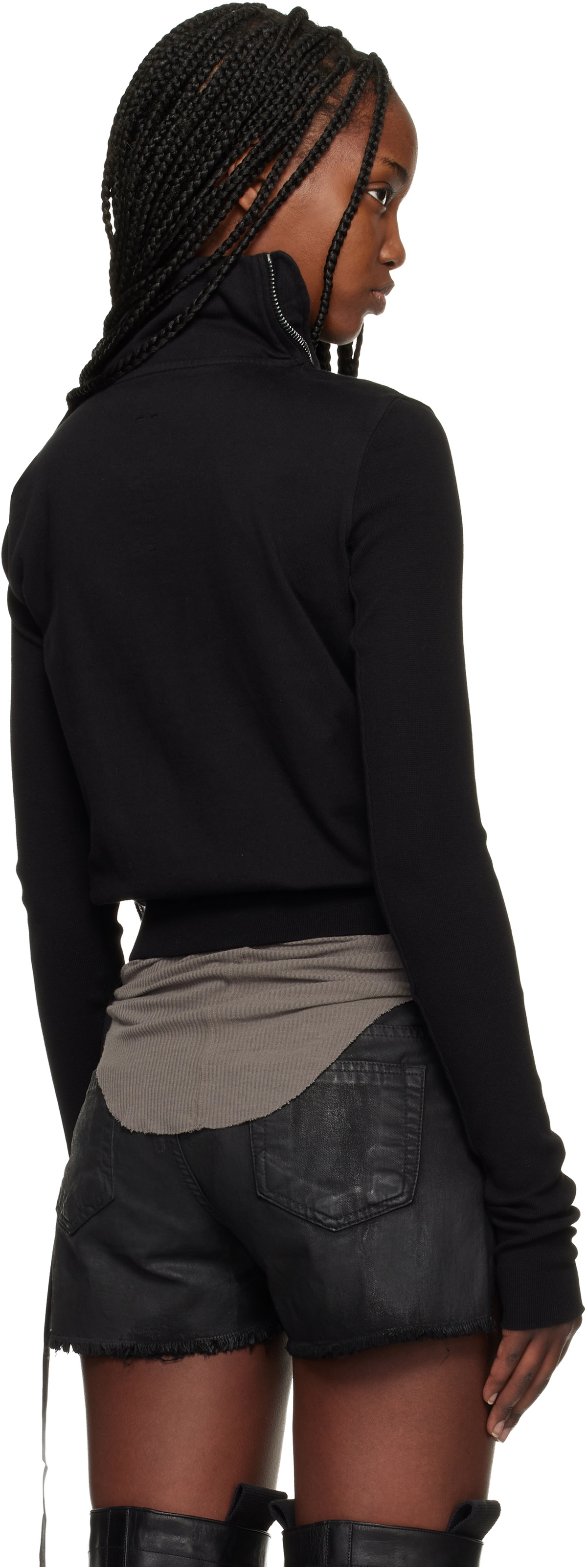 Rick Owens DRKSHDW Black Temple Mountain Sweatshirt