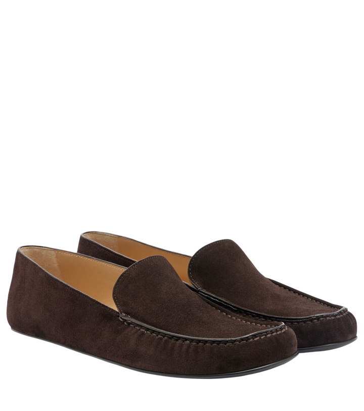 Photo: The Row Leo suede loafers
