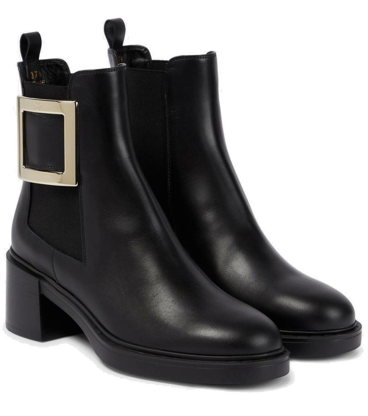 Photo: Roger Vivier Viv' Ranger leather chelsea boots
