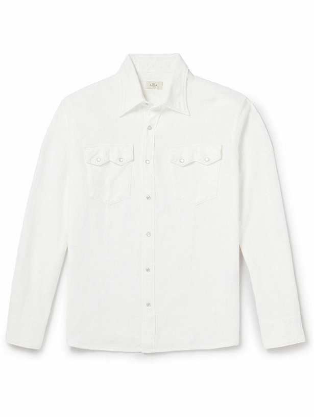 Photo: Altea - Cotton-Gauze Shirt - White