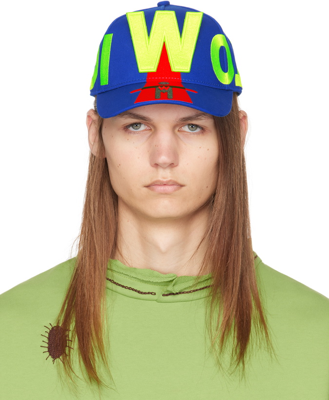 Photo: Walter Van Beirendonck Blue 9006 Atomic Cap