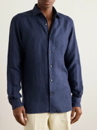 Zegna - Oasi Linen Shirt - Blue