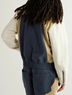 Rhude - Wine Club Logo-Appliquéd Cotton-Twill Blouson Jacket - Blue