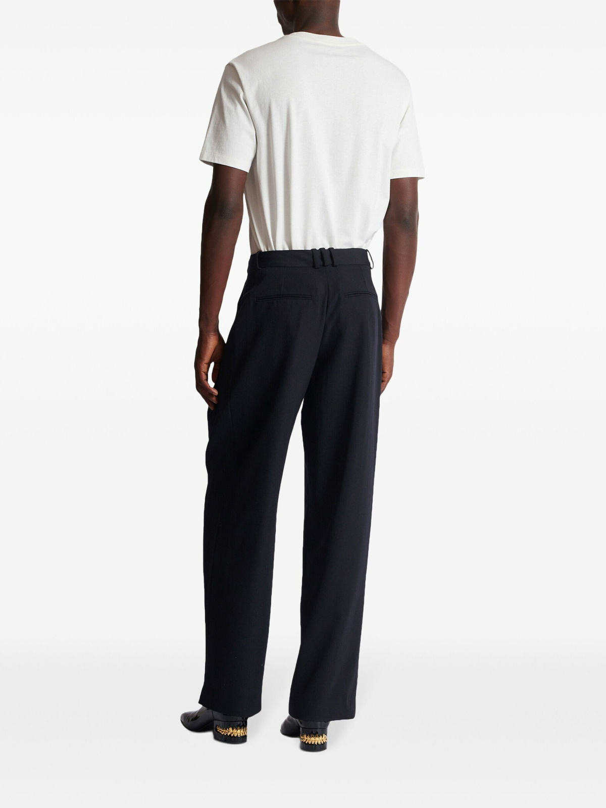 Balmain Gdp Pleated Pants in Black