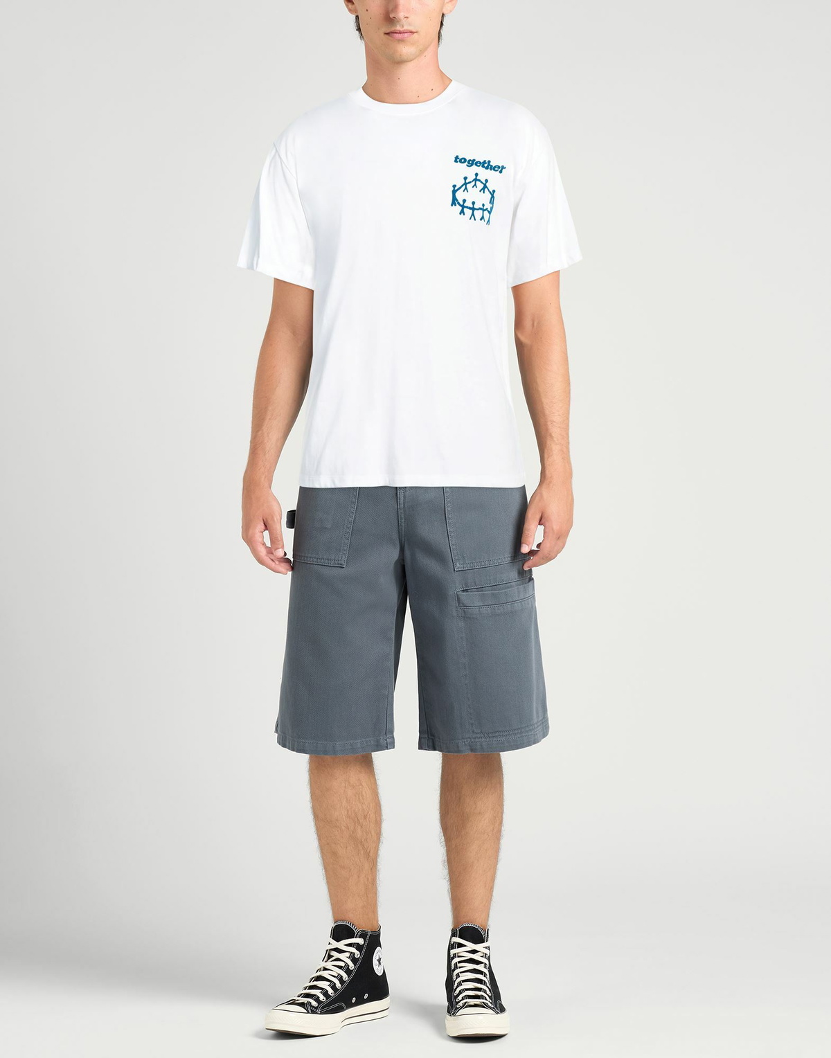 Sandro Mens T-shirt in White