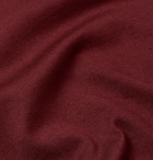 Hugo Boss - Mélange Cotton-Jersey T-Shirt - Burgundy