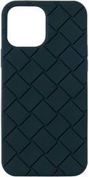 Bottega Veneta Navy Intreccio iPhone 13 Pro Max Case