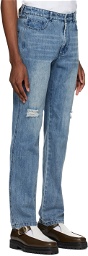 Mr. Saturday Blue Distressed Jeans