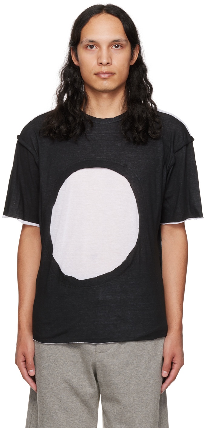 Photo: Edward Cuming SSENSE Exclusive Black & White Circle Window T-Shirt