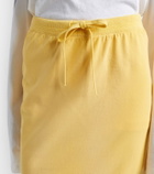 Acne Studios Faded cotton-blend midi skirt