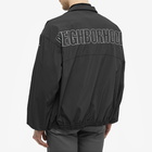 Neighborhood Men's Poly Stand Track Jacket in Black