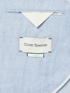 Oliver Spencer - Wyndhams Unstructured Linen Suit Jacket - Blue