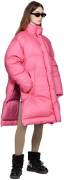 AMBUSH Pink Quilted Down Jacket