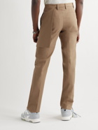 Off-White - Apron Slim-Fit Woven Trousers - Brown