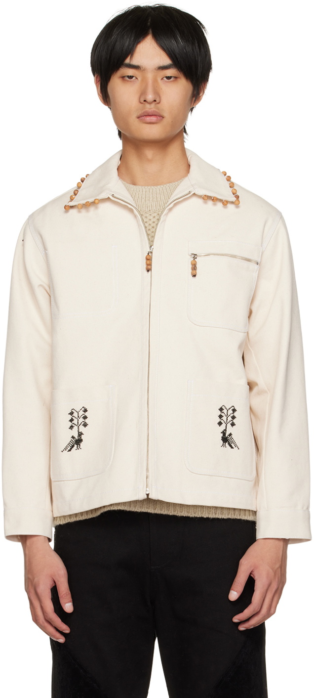 ADISH Off-White Hamam Chore Jacket