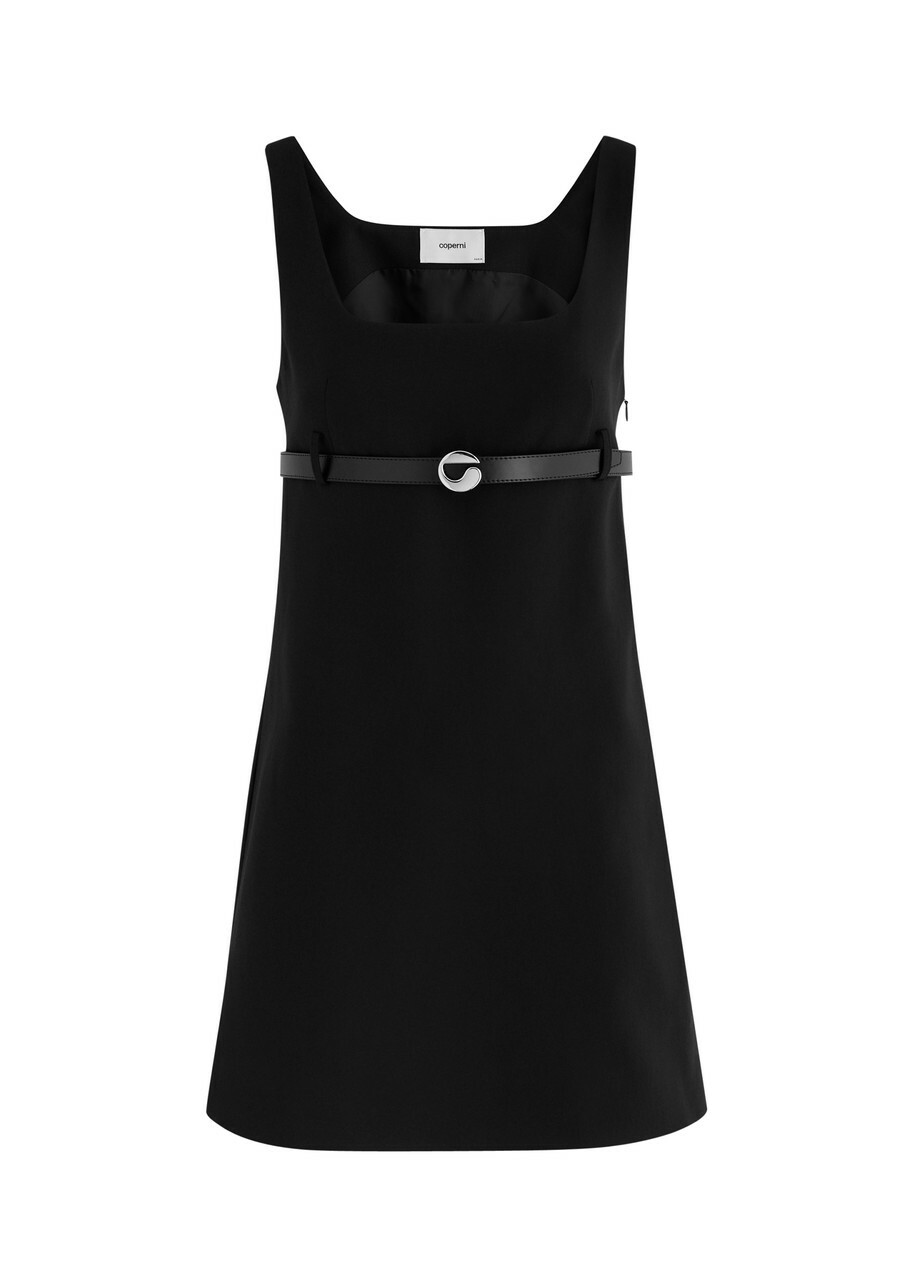 Coperni Black Cotton Cocktail Dress main image 1