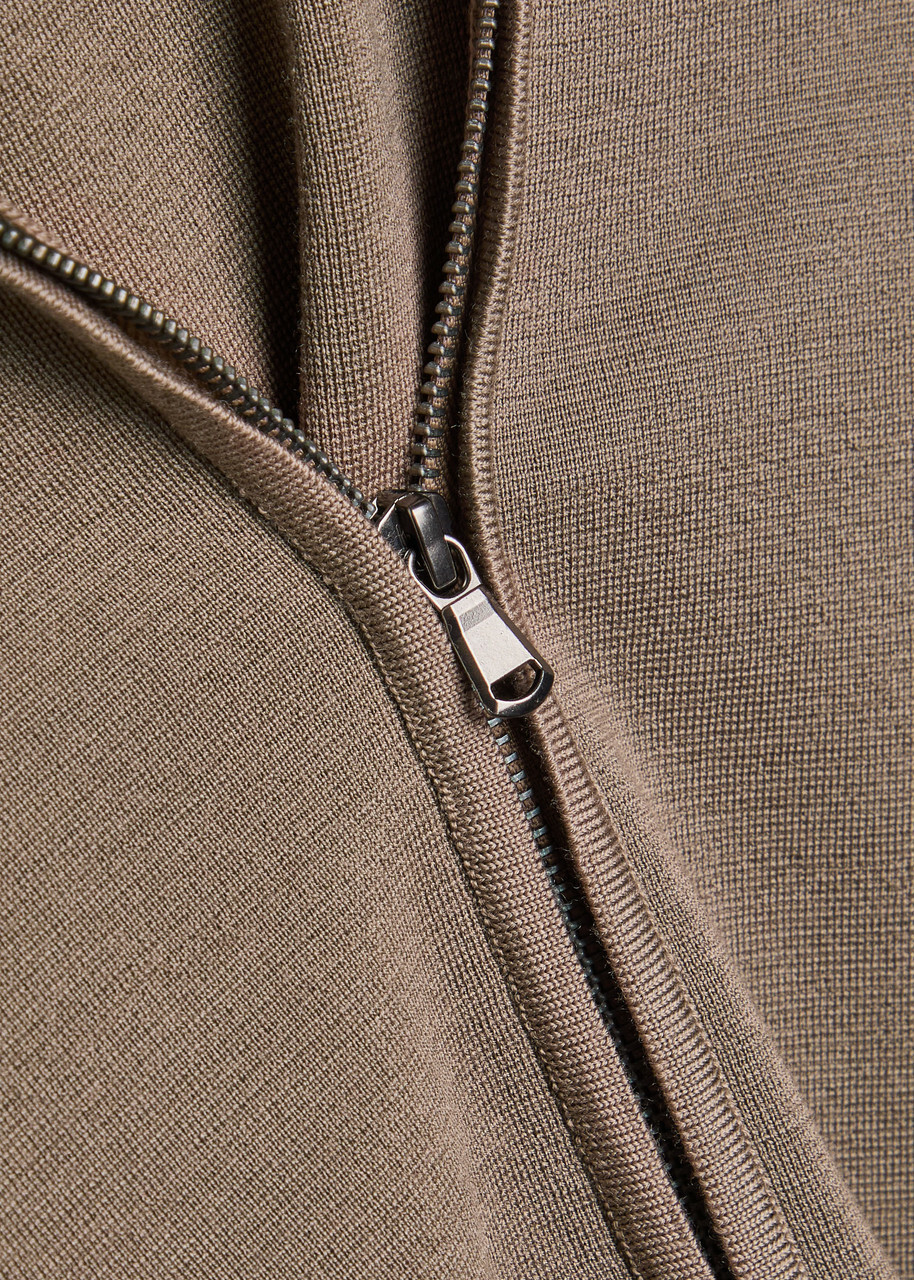 Sunspel Merino Wool Jacket Sand
