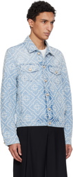 Casablanca Blue Pearl Denim Jacket