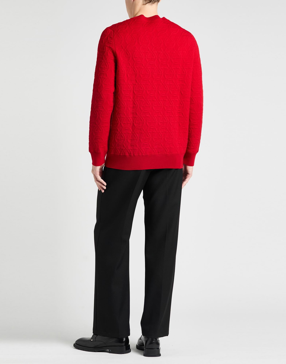 Ferragamo Mens Sweater in Red