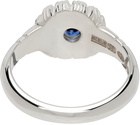 Bleue Burnham White Mini Riviera Ring