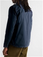 Faherty - Cotton-Blend Shirt Jacket - Blue