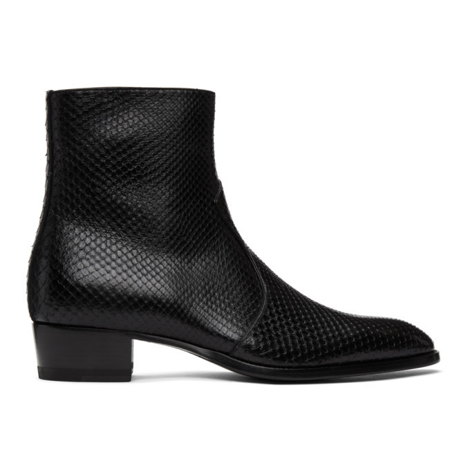 Saint laurent wyatt zip boots online