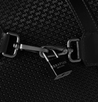 Serapian - Leather-Trimmed Stepan Coated-Cotton Duffle Bag - Black