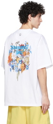 Wooyoungmi White Bouquet Logo T-Shirt